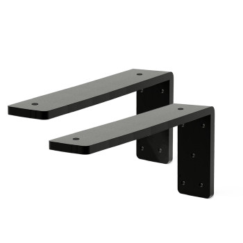 Countertop Support Bracket 16 Inch 2 Pack 38 Thick Heavy Duty Granite Support Bracket 16X6X25 L Shape Shelf Bracket Ir