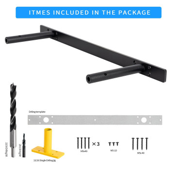 Firmetal Heavy Duty Floating Shelf Bracket 22 Inch Hidden Shelf Bracket For Mantel And Shelving Max Load 200 Lbs If Mounted On