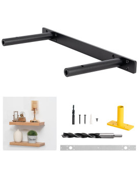 Firmetal Heavy Duty Floating Shelf Bracket 16 Inch Hidden Shelf Bracket For Mantel And Shelving Max Load 200 Lbs If Mounted On