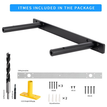 Firmetal Heavy Duty Floating Shelf Bracket 16 Inch Hidden Shelf Bracket For Mantel And Shelving Max Load 200 Lbs If Mounted On