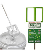 Drywall Mud Mixer For Paint Epoxy Resin Potting Soil Joint Compound Abs Paddle 18 Length Nonslip 38 Zinc Plated Hex