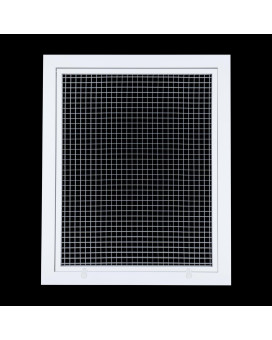 Fits 16X20 Duct Opening Aluminum Eggcrate Return Air Filter Grille Low Noise High Air Flow Rust Proof Vent Cover Grill Fo