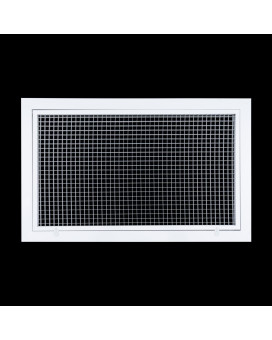 Fits 24X14 Duct Opening Aluminum Eggcrate Return Air Filter Grille Low Noise High Air Flow Rust Proof Vent Cover Grill Fo