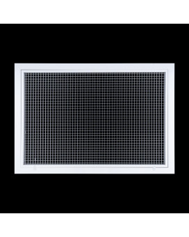 Fits 30X20 Duct Opening Aluminum Eggcrate Return Air Filter Grille Low Noise High Air Flow Rust Proof Vent Cover Grill Fo