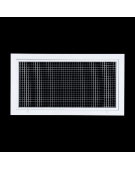 Fits 24X12 Duct Opening Aluminum Eggcrate Return Air Filter Grille Low Noise High Air Flow Rust Proof Vent Cover Grill Fo