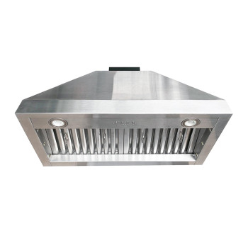 Fh Fohome 30 Inch Builtin Range Hood 4Speed 610 Cfm Super Quiet Stainless Steel Range Hood Internal Motor Adjustable Lights