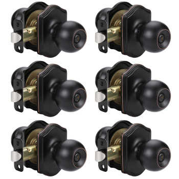 Goldenwarm Oilrubbed Bronze Door Knobs Interior Bronze Interior Door Knobs Classic Decorative Interior Privacy Bedroom Bronze