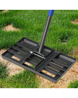 Rake Lawn Leveling Rake 5 Ft Lawn Leveler With 17 X 10 Small Rakes Head For Smooth Garss Soil Dirt Sand High Effect Long Hand