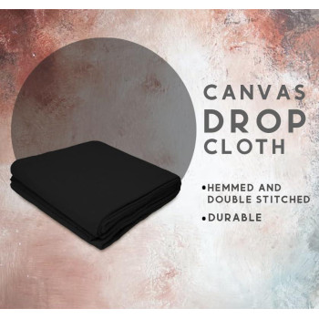 Zuperia Dyed Canvas Drop Cloth For Multipurpose Use 10 X 12 Feet 1 Pack Pure Cotton Painters Drop Cloth For All Purpose