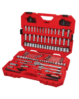 Craftsman Mechanics Tool Set 14 And 38 Inch Drive 135 Piece Cmmt12124