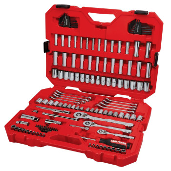 Craftsman Mechanics Tool Set 14 And 38 Inch Drive 135 Piece Cmmt12124