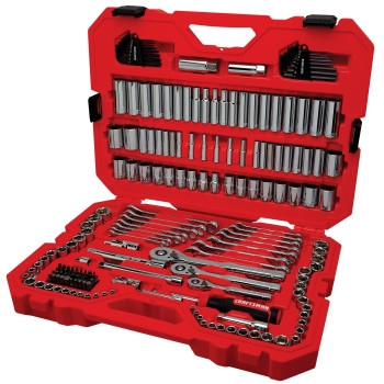 Craftsman Mechanics Tool Set 14 And 38 Inch Drive 189 Piece Cmmt12134