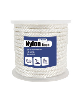 Meriane Nylon Rope 500 Ft 18 Inch Multipurpose Heavy Duty Rope Abrasion Uv Resistant Ideal Use For Camping Clothesline