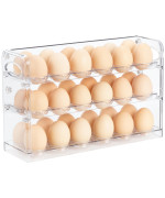 Xcx Egg Holder For 36 Eggs Egg Storage For Refrigerator Pet Egg Container For Kitchen Countertop Egg Dispenser Egg Tray Cle