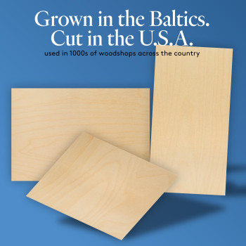 Baltic Birch Plywood 18 X 24 X 12 Inch 12 Mm Craft Wood Pack Of 6 Bbb Grade Stronger Than Basswood Sheets Or Balsa Wood P