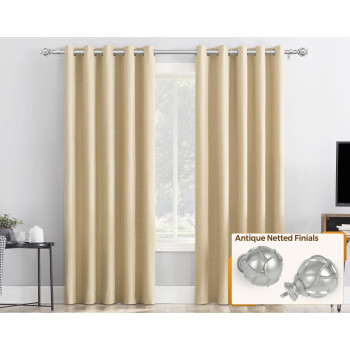 Curtain Rods For Windows 32 To 58 Inch Hotozon Curtain Rods 2 Pack New Splicing Window Rods For Windows Single Drapery Rod Wi