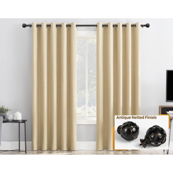 Black Curtain Rods 2 Pack Hotozon Curtain Rods For Window 32 To 58 Inch New Splicing Window Rods For Windows 34 Inch Single