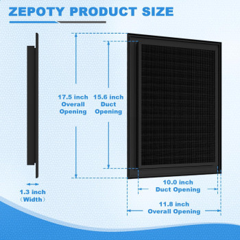 Zepoty 2Pack Aluminum Gable Vent 12 X 18 With Screen Optimal Airflow Design Ideal Attic Vents For Houses Vent Opening