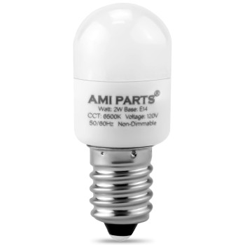 Ami Parts W11160686 W11518235 Refrigerator Light Bulb Waterproof Appliance Bulb Replacement For Maytag Whirlpool Freezer Ligh