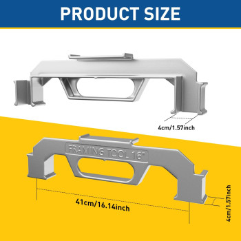 Zeropone 1 Pack 16 Inch Framing Tools Stud Master Framing Spacing Tool 100 Aluminum Stud Layout Tool Precision Wall Stud Fram