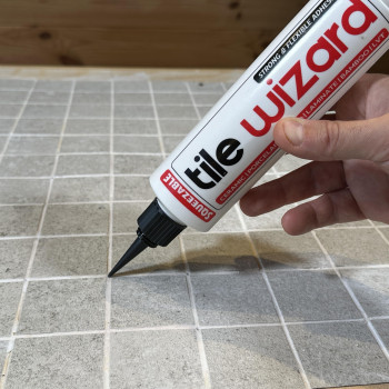 Tile Wizard The Original Allinone Repair Adhesive For Loose Hollow And Creaky Tiles Wood Lvt Lvp And Laminate Flooring