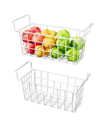 Kikibro Freezer Organizer Bins Freezer Baskets For Chest Freezer Deep Upright Freezer Storage Bins With Handles 175 Inch 2