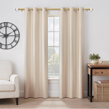 Usfook Gold Curtain Rods For Windows 48 To 84 78 Inch Telescoping Splicing Drapery Rods Decoration For Home With Translucent