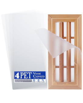 4 Pack Pet Vent Covers With Nano Adhesive 55 X 12 For Floor Wall Ceiling Vents And Air Registers For Rv Home Office A