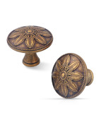 Xlroaafs 15 Pack Antique Brass Cabinet Knobs Dresser Knobs Vintage 14 Antique Kitchen Cabinet Hardware Knobs Handles For Cabi