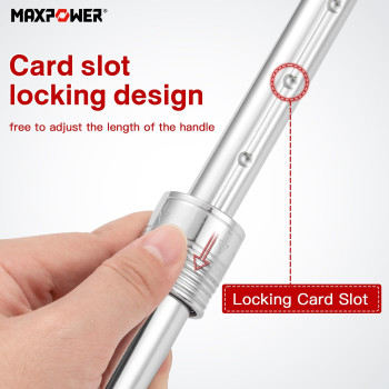 Maxpower Extendable Ratchet Wrench 12 38 Dual Drive Ratchet Handle Quick Release 72Tooth Reversible Ratcheting Exten