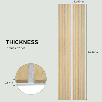 Roomtec Acoustic Wood Wall Panels 9449 X 126 Soundproof Wall Panels Wood Slat Wall Panels For Wall Decor Oak Grey Fel