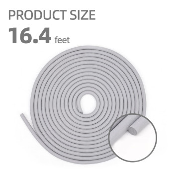 U0U Backer Rod 14 Inch Foam Backer Rod Caulk Saver For Gaps And Joint Concrete Filling 164Ft Grey Concrete Expansion Joint Fil