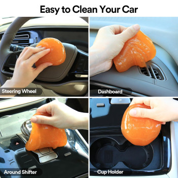 Pulidiki Car Cleaning Gel Detailing Putty Auto Detail Tools Car Interior Cleaner Slime Supplies Car Accessories Stocking Stuffer