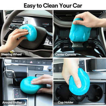 Pulidiki Car Cleaning Gel Car Cleaning Putty Auto Detail Tools Car Slime Cleaner Car Interior Cleaner Car Accessories Stocking S