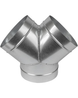 8 Inch Yshape Ducting Splitter 45 Degree Galvanized Steel 3Way Dust Collection Fitting Branches For Exhaust Fan Ductin