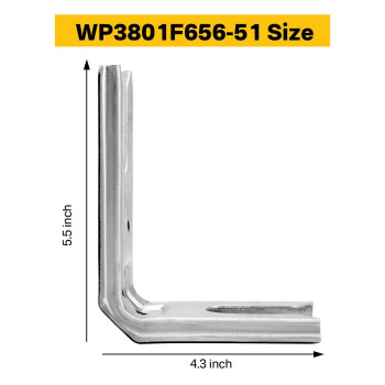 Anti Tip Bracket For Stove Wp3801F65651 3801F65651 For Range Oven Floor Or Wall Mount Anti Tip Bracket Compatible With Kenmore