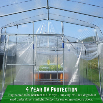 Farm Plastic Supply Clear Vinyl Sheeting 15 Mil Clear Vinyl Roll Vinyl Plastic Sheeting Clear Vinyl Sheet For Storm Wind