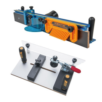 Powertec Router Table Fence System 338 Tall 24 Long Wrail Coping Sled Cutting Rail For End Grain Cutting Profiles Ideal