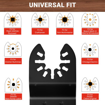 159 Pcs Oscillating Saw Blades With Sandpaper Universal Titanium Multitool Blades For Woodplasticsmetal Quick Release Multi