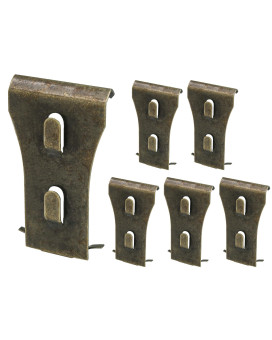 Biaungdo 6 Pcs Brick Wall Clips Steel Brick Hook Clips Heavy Duty Brick Hanger For Hanging Outdoors Metal Brick Wall Hangers