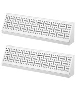 Landhoow 2 Pack Baseboard Register Diffuser Vent Covers For Home Floor Wall Baseboard Vent Covers Supply Floor Baseboard Diffus