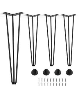 Hooshee 18 Inch Hairpin Furniture Legs900Lbs Heavy Duty Hairpin Table Legs Solid Metal Table Legs Diy Projects For Tv Stand Ca