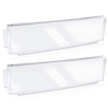 Upgraded Wr71X10761 Fridge Shelf Trim Clear For Ge Refrigerators Door Shelf Insert Module Replacement Part Replaces Wr71X1