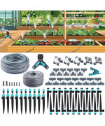 Onarway Garden Drip Irrigation System Raised Garden Bed Drip Irrigation Kit With Quick Connectors Greenhouse Micro Misting Wa