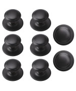 Morobor Stainless Steel Drawer Knobs 8Pcs Selfstick Instant Cabinet Handle Pulls 118Inch Adhesive Sliding Door Stick On Hand