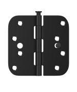 Goldenwarm Black Door Hinges 4Inch 3 Pack Security Door Hinges Interiorexterior Door Hinges Matte Black 4 Hinges With 58