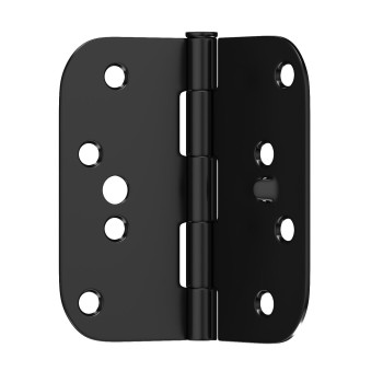 Goldenwarm Black Door Hinges 4Inch 3 Pack Security Door Hinges Interiorexterior Door Hinges Matte Black 4 Hinges With 58