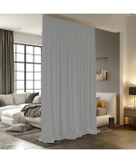 Room Divider Curtains For Ceiling Track Rod Blackout Ceiling Track Curtains With Hooks Noise Reduction Privacy Curtain For Wall