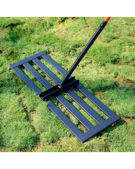 Lawn Leveling Rake 30X10 Leveling Rake 78 Inch Handle Length Stainless Steel Adjustable Handle Lawn Leveler Rake For Bac