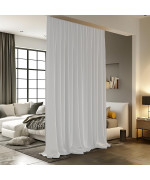 Room Divider Curtains For Ceiling Track Rod Blackout Ceiling Track Curtains With Hooks Noise Reduction Privacy Curtain For Wall